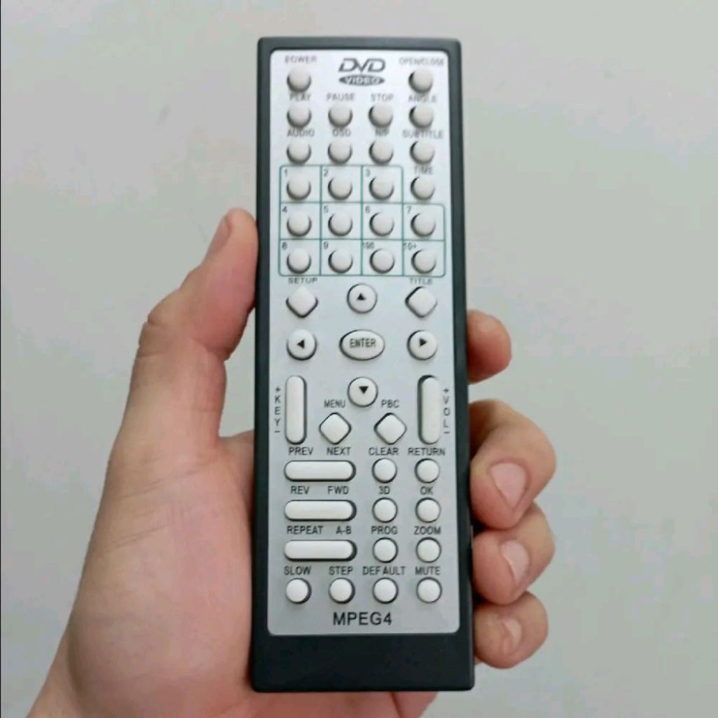 Remot Remote DVD MPEG4 Player Universal Tanpa Setting Maxtron GMC Kawachi Sieko Vlar Extend Crystal 