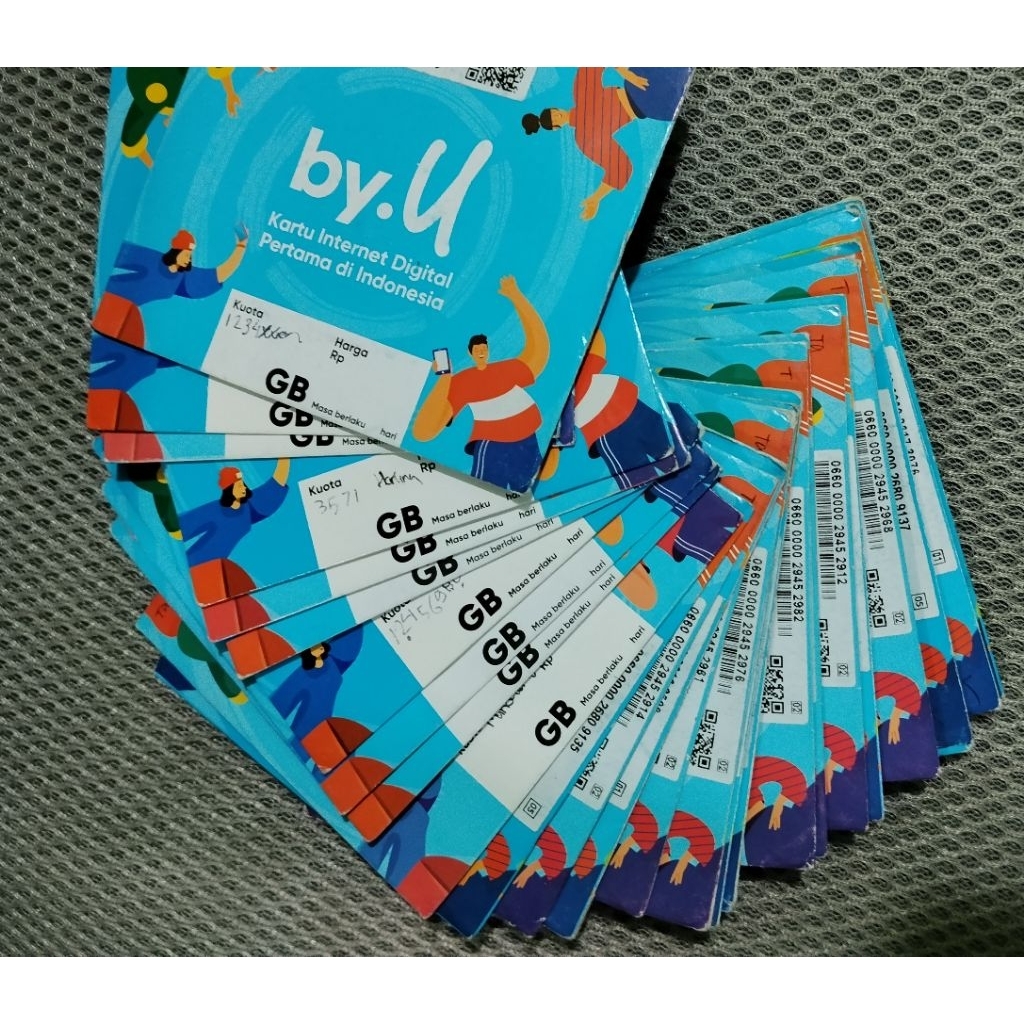 KARTU PERDANA BYU siap pakai