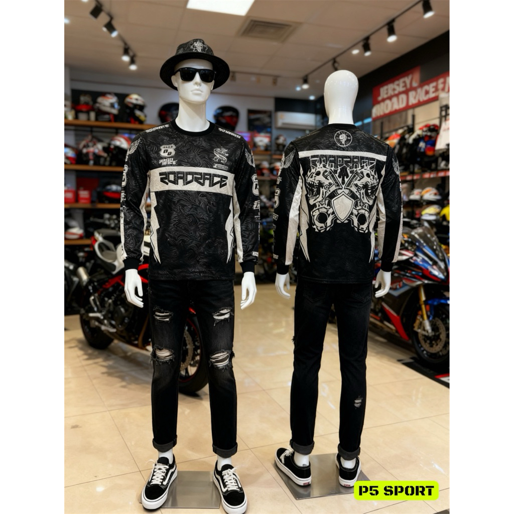 JERSEY MOTOR BAHAN EMBOS PREMIUM