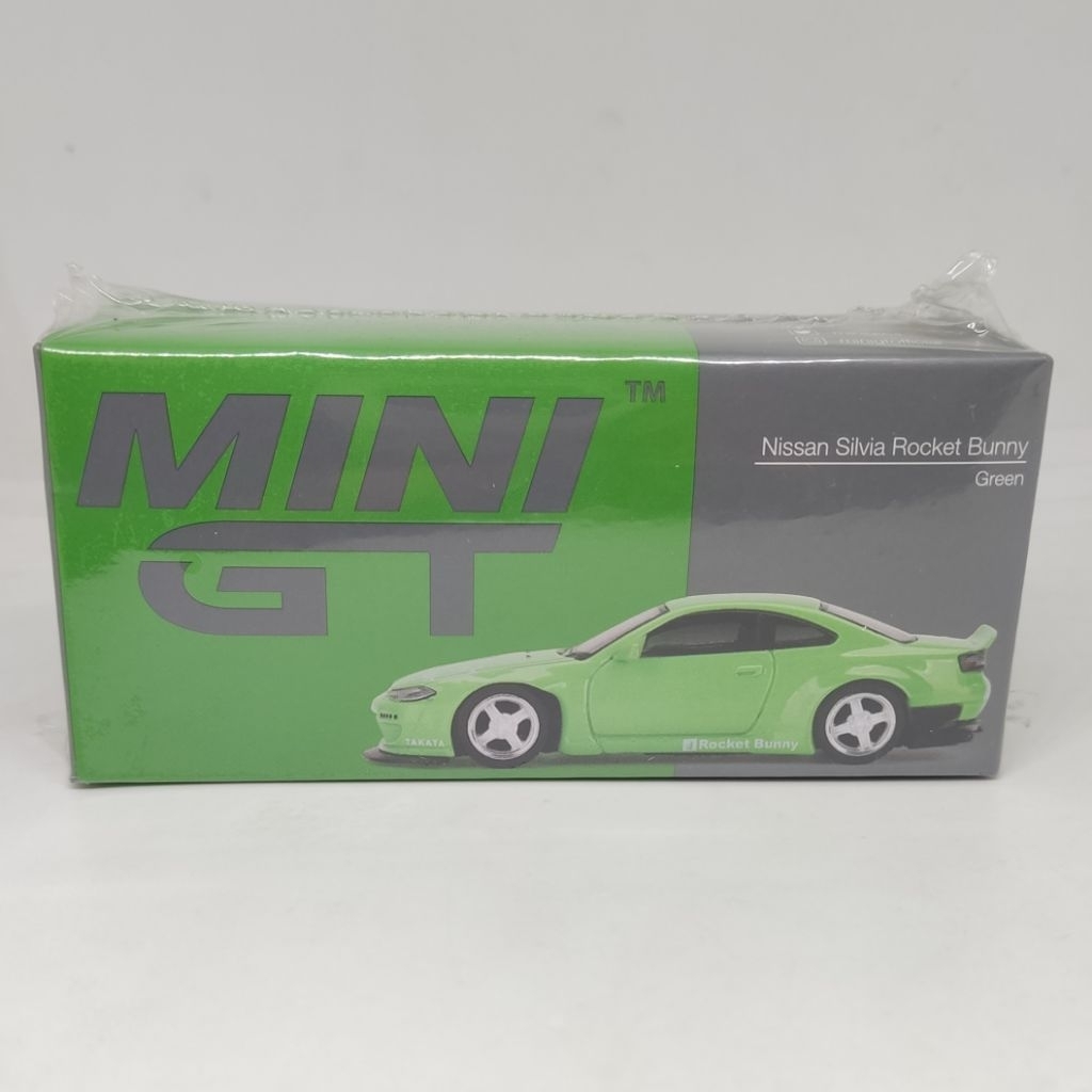 Mini GT Nissan Silvia Rocket Bunny Green Sealed - MINI GT
