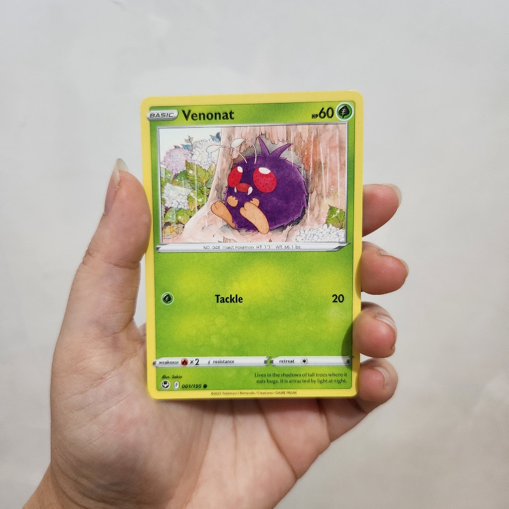 Kartu Pokemon TCG English - Venonat Venomoth