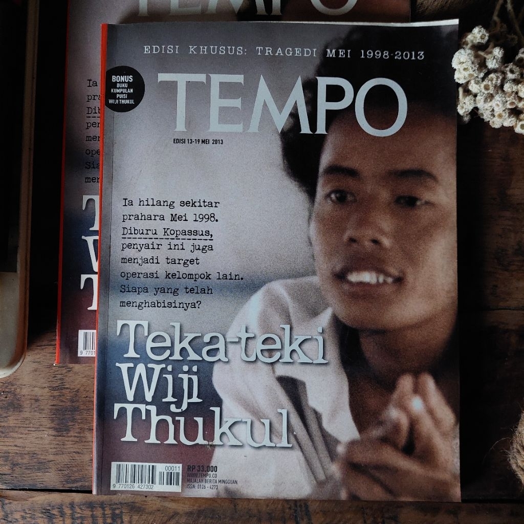 TEKA-TEKI WIJI THUKUL Majalah Tempo Edisi Khusus 2013 [ORIGINAL]