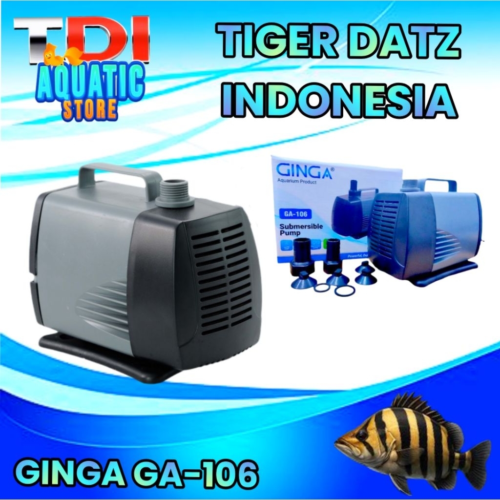 POMPA AQUARIUM CELUP WATER PUMP GINGA GA 106 GA-106 LOW WATT