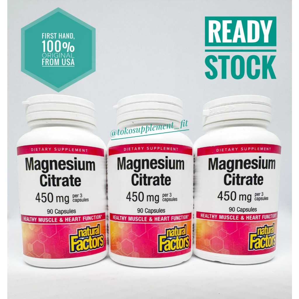Natural Factors Magnesium Citrate 150mg