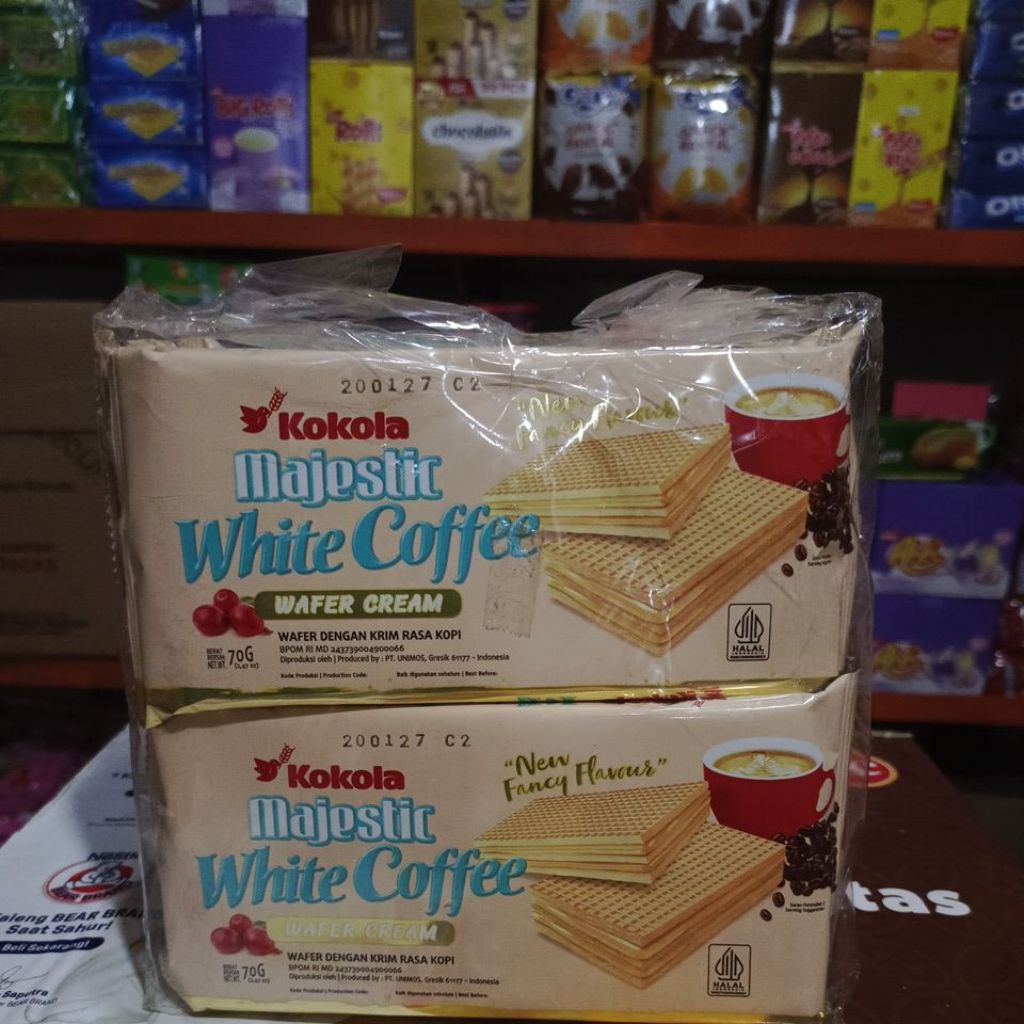 Kokola Majestic White Coffe Wafer Cream