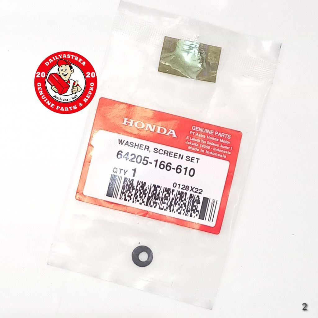 WASHER SCREEN SET RING BAUT VISOR WINDSHIELD HONDA CBR250RR CBR 250 RR ORIGINAL ORI 64205-166-610