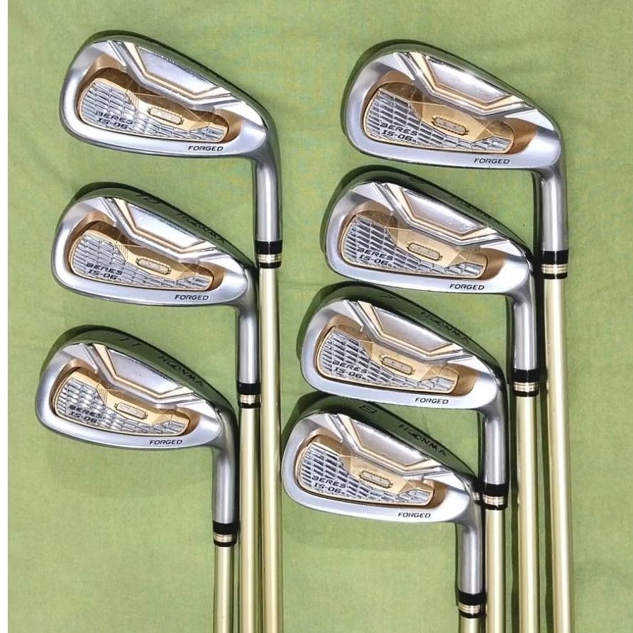 Stick golf iron set Honma Beres IS-06 Forged bintang 2** #5--11 (7 pcs) shaft ARMRQ X 47 R dijamin o