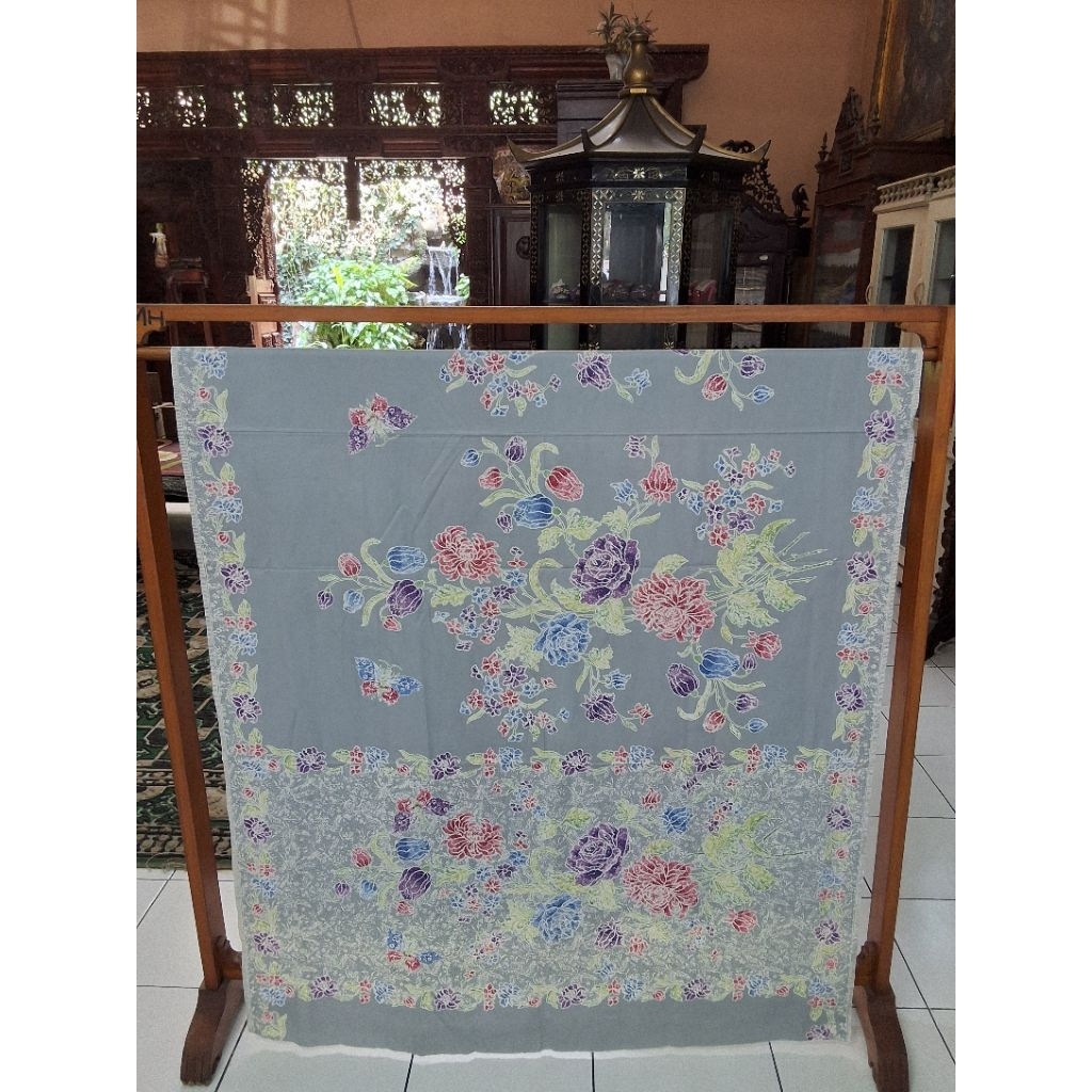 Kain Batik Tulis Buketan/Kain Buketan Encim/Kain Batik Encim/Kain Encim/Kain Buketen Encim/Buketan L