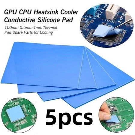 Thermal Cooling Pad Tape 10cm CPU GPU Heatsink 0.5/1/1.5mm
