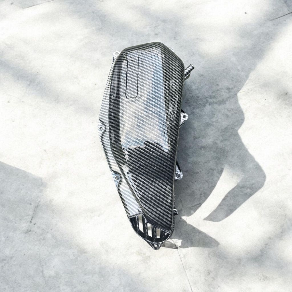 cover filter udara Honda Vario 125//carbon