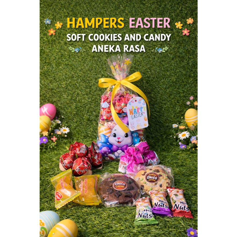 Hampers Easter Hamper Paskah Soft Cookies Paket Bingkisan Easter Day Bingkisan Biskuit Premium Aneka