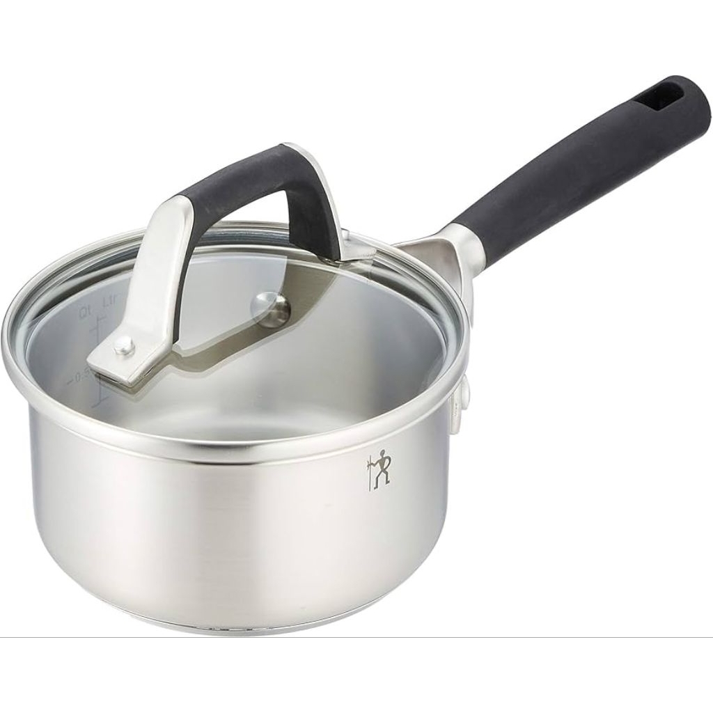Zwilling J.A. Henckels Japan 40585-140 HI Style Basic Single Handle Pot, Stainless Steel Saucepan