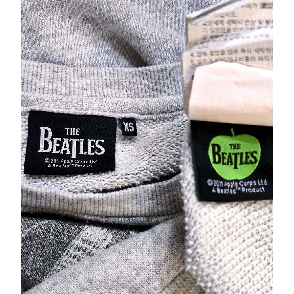 kaos sweater crewneck the Beatles original official merchandise APPLE CORPS. kolektor co aja. oversi