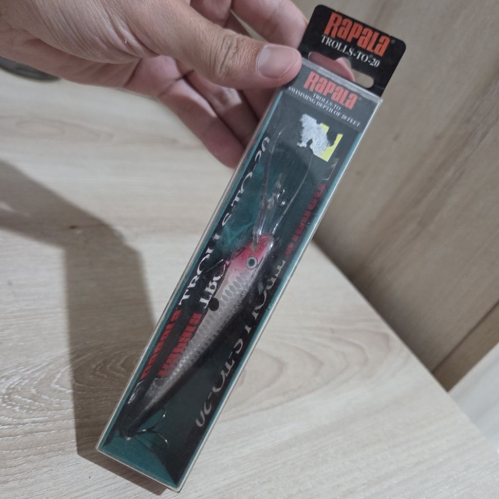 Umpan Pancing Rapala Trolls-To-20 TTM20 CH Chrome Lure Trolling Deep Diver