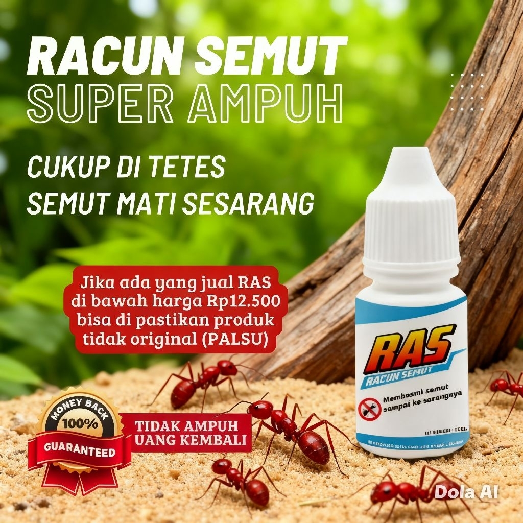 RACUN PEMBASMI SEMUT RAS SUPER AMPUH OBAT RACUN ANTI SEMUT PENGUSIR SEMUT MERAH