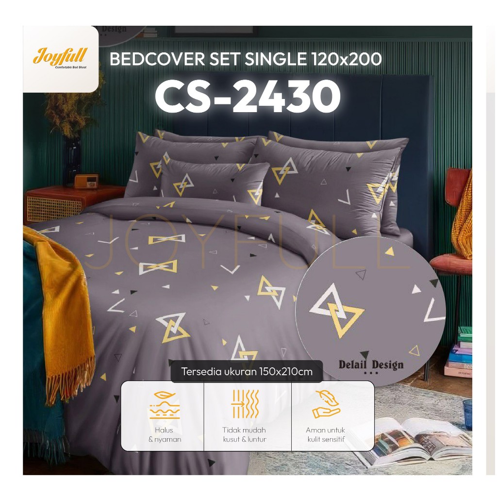 Joyfull Bedcover Set Single  120x200 – CS-2430