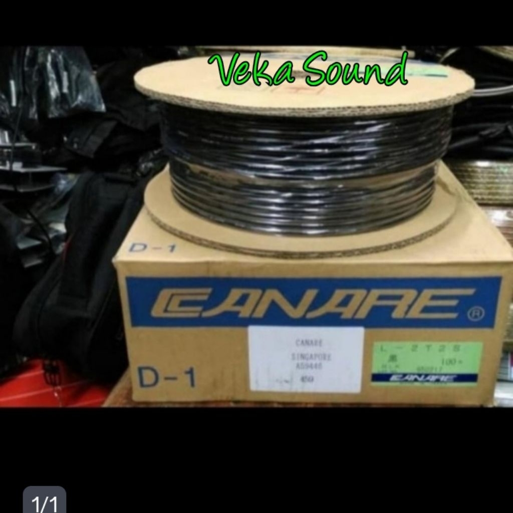 Kabel Audio Canare L-2T2S / L2T2S  Original Jepang  Per roll 100 Meter