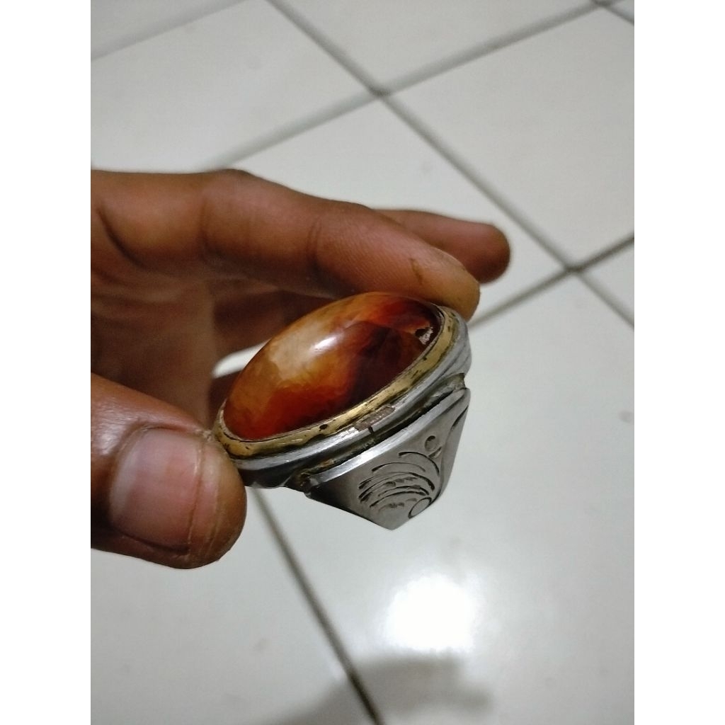 batu Pandan Merah Combong asli alami