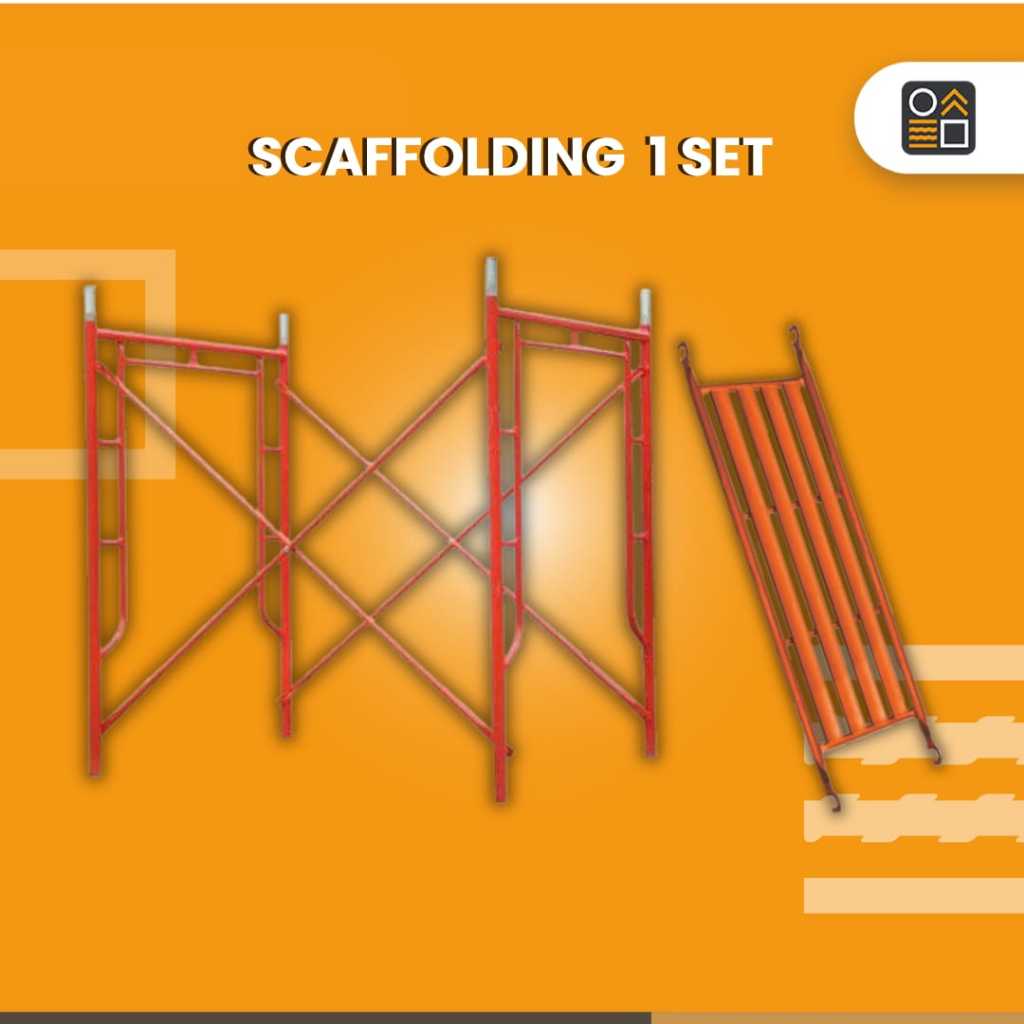 Scaffolding 1 set Lengkap 1.7Mx1.2M SET (Baca Deskripsi Produk)