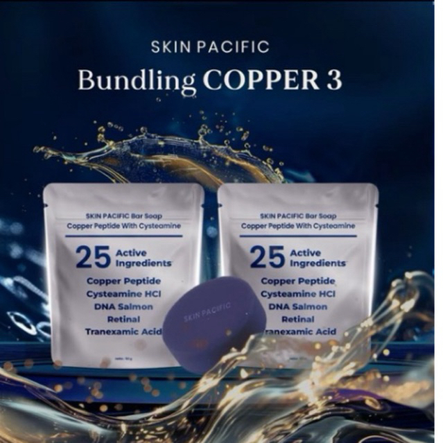 BUNDLING DAPET 3 SABUN COPPER PEPTIDE SKIN PASIFIC