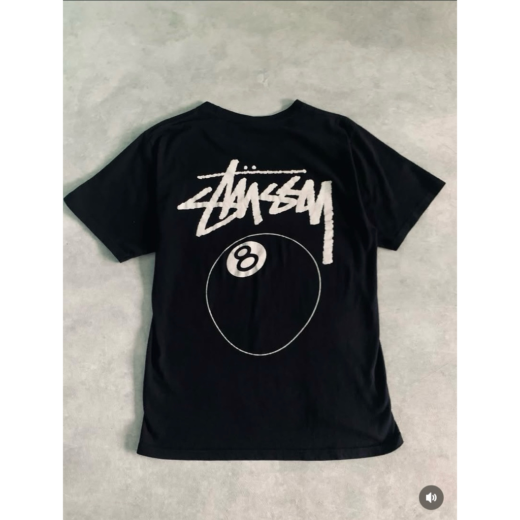 t shirt stussy 8 ball
