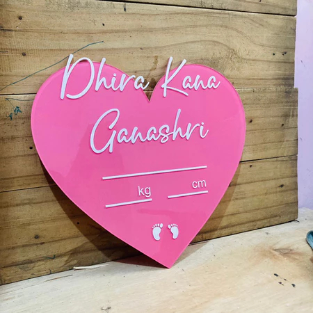 Papan Nama Bayi / Papan Bayi Newborn / Felt Letter Board Set / Papan Huruf Letter Board / Letter Boa