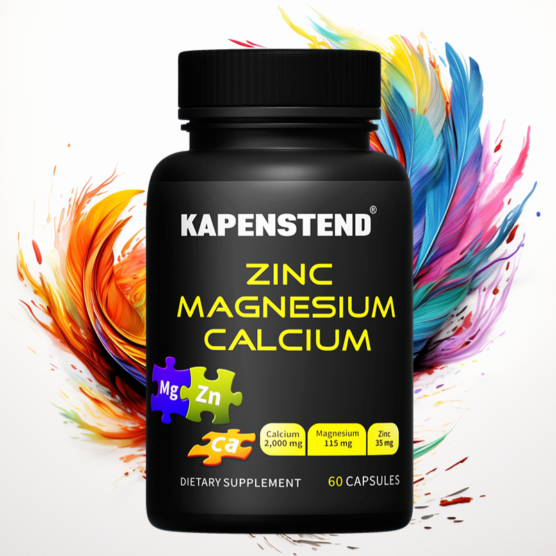 KAPENSTEND Kapsul kalsium, magnesium, dan seng mendukung kesehatan tulang secara menyeluruh: Kalsium