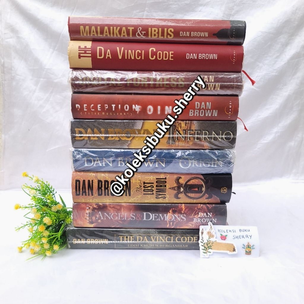 NOVEL DAN BROWN HARDCOVER ORIGINAL (Origin, Lost Symbol, Digital Fortress, Da Vinci Code, Deception 