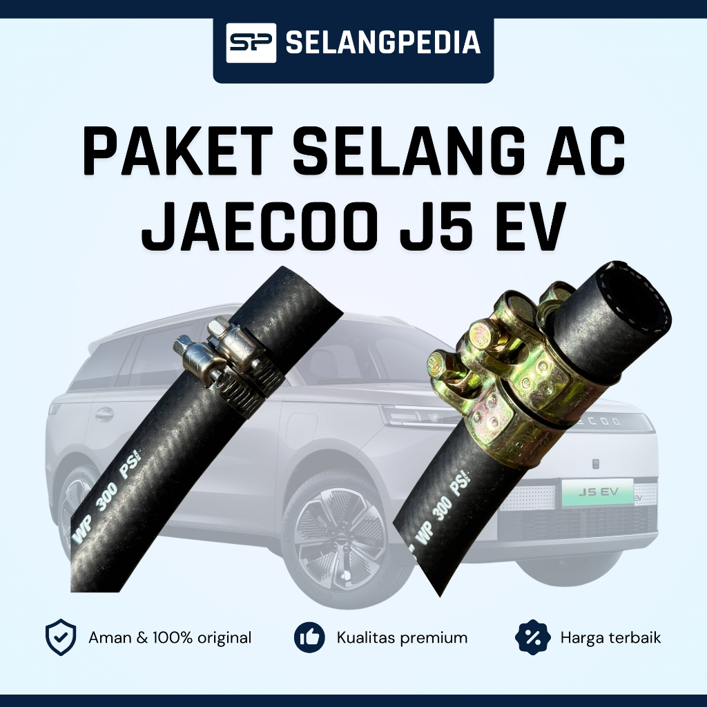 Selang Hawa AC Mobil Jaecoo J5 EV Extender Hose Car NCR R6 5/8" inch Fuel Oil Hose NCR Mondea Paket 