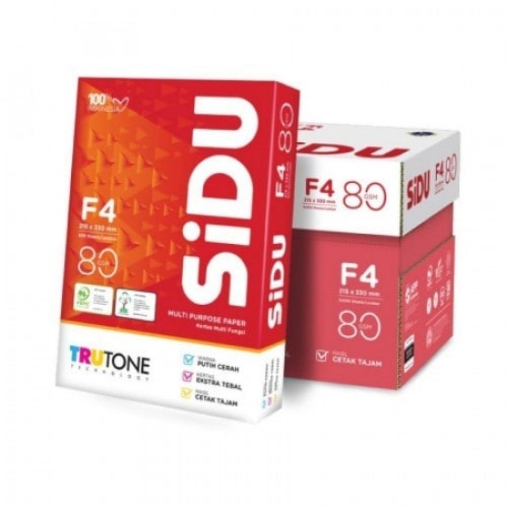 KERTAS PRINT SIDU F4 BOX
