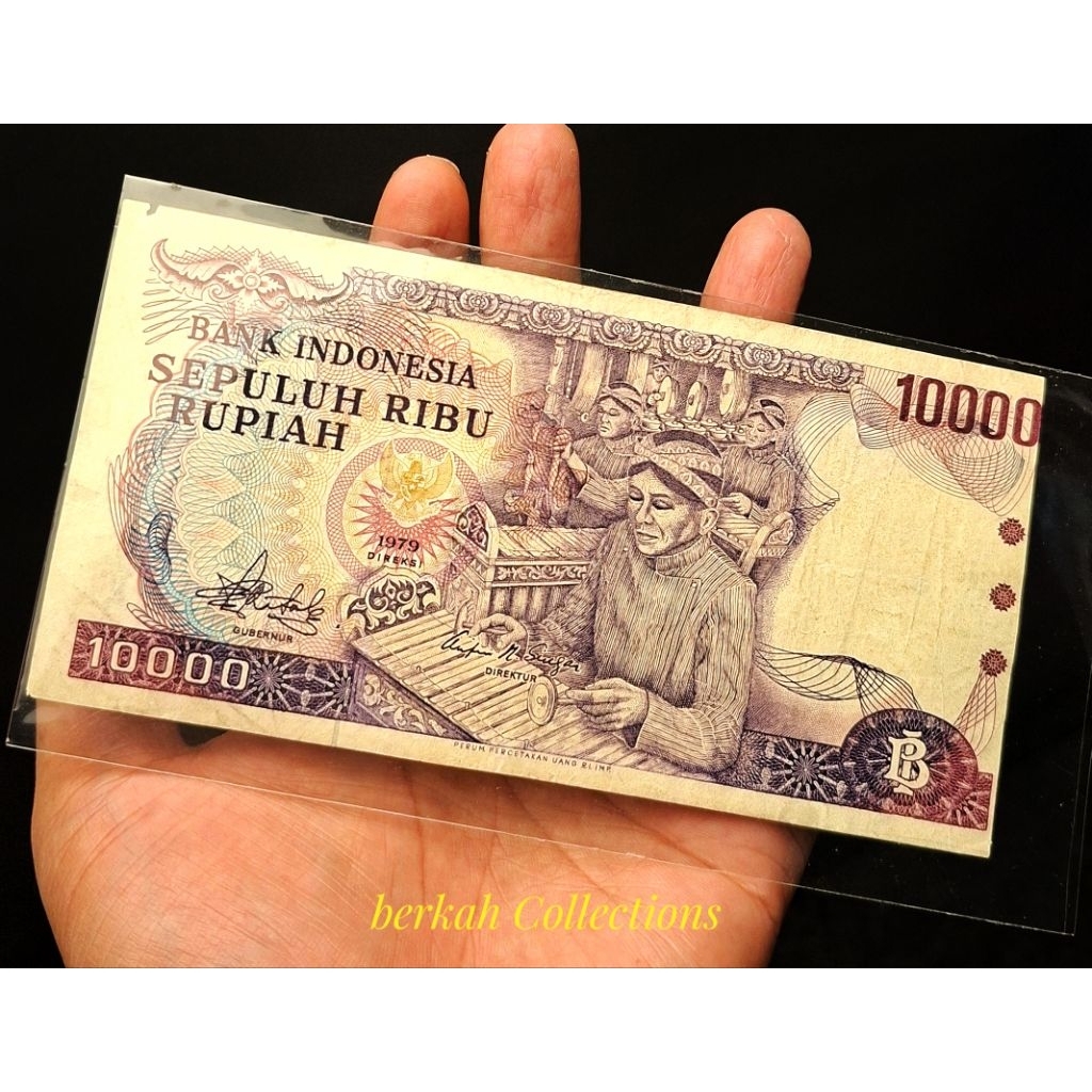 10 ribu rupiah gamelan tahun 1979