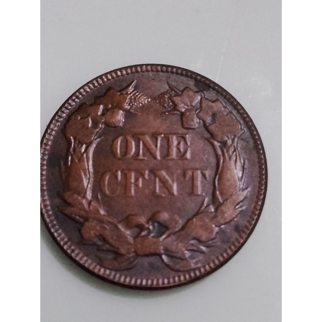 koleksi kecil koin tahun 1857