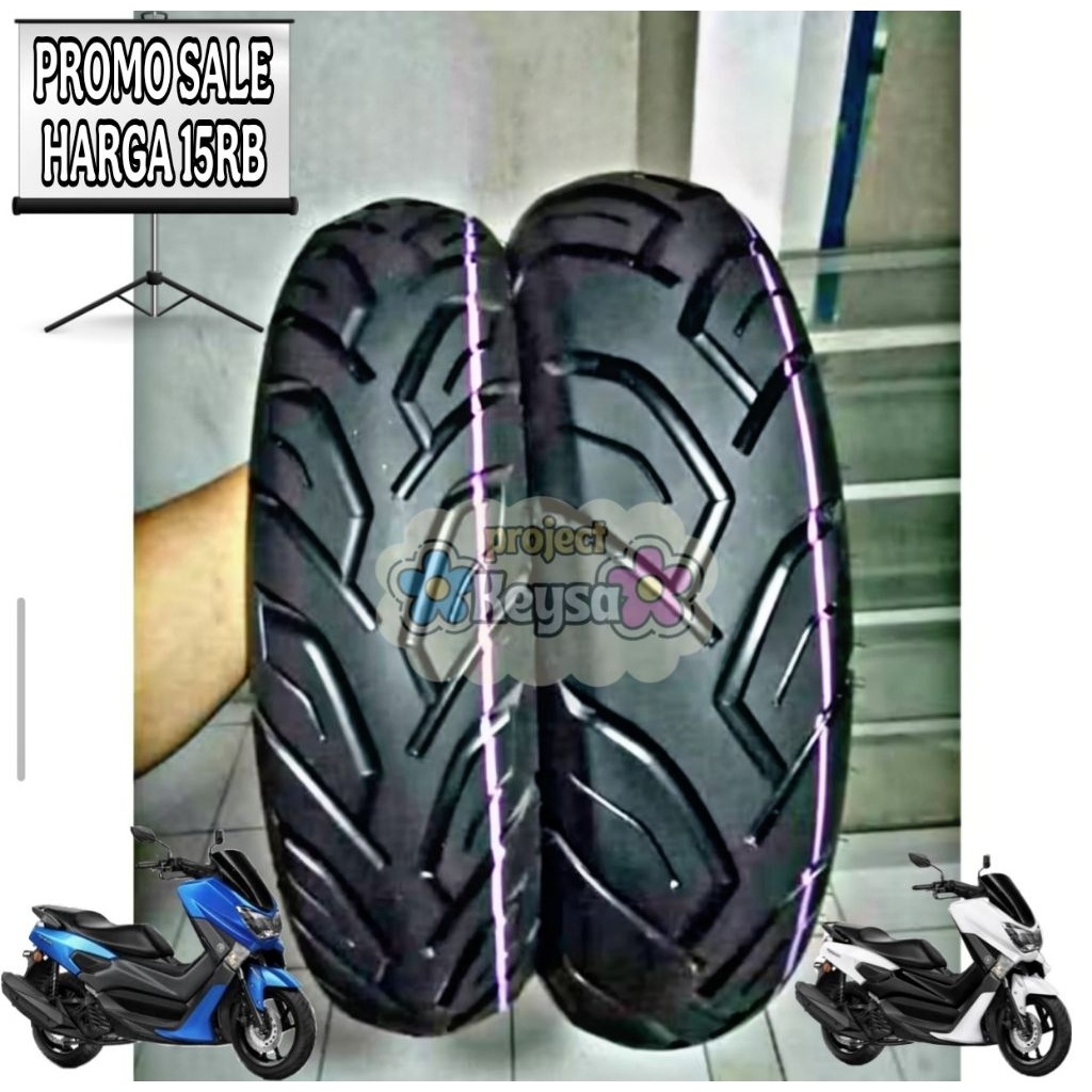 Ban motor Nmax Ring 13 Tubeless Sepasang Depan 110/70 - Belakang 130/70 Untuk NMAX New dan NMAX  Lam