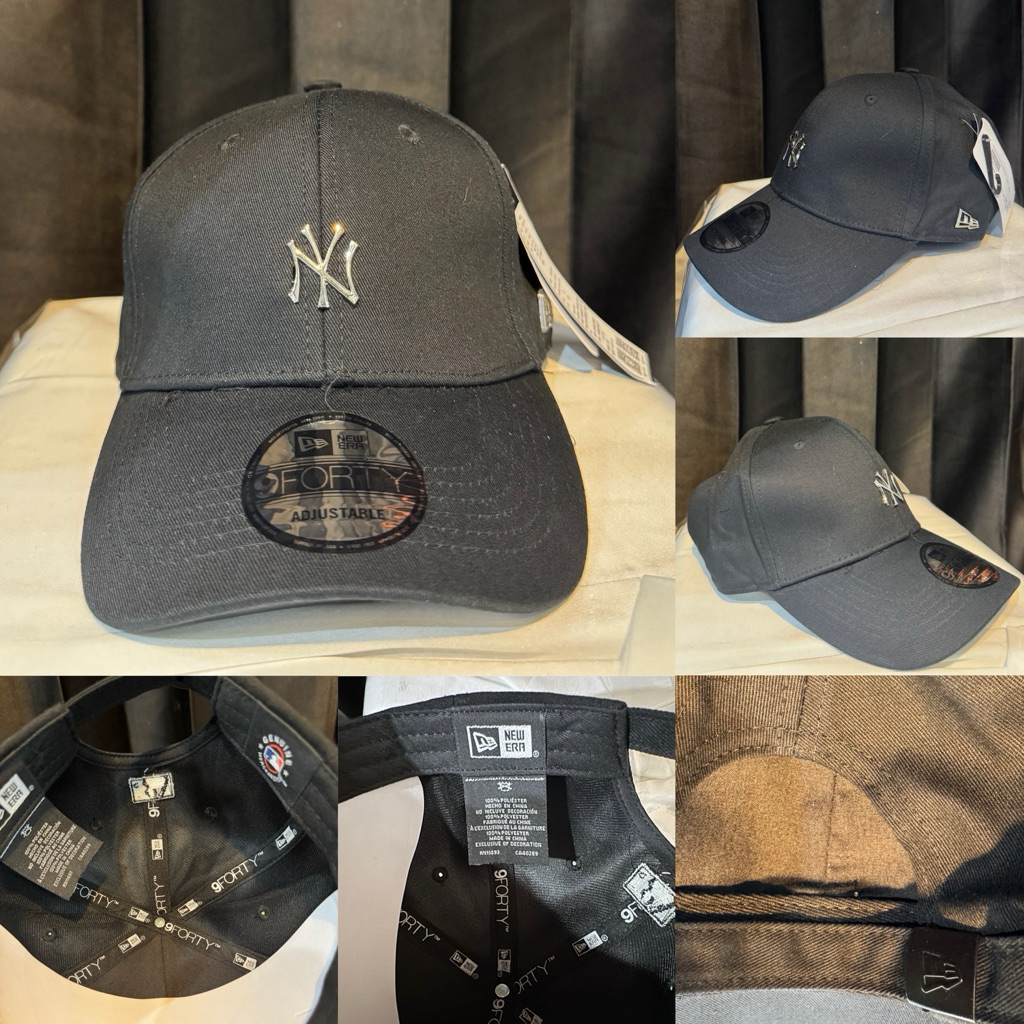 topi baseball/bisbol hitam NY