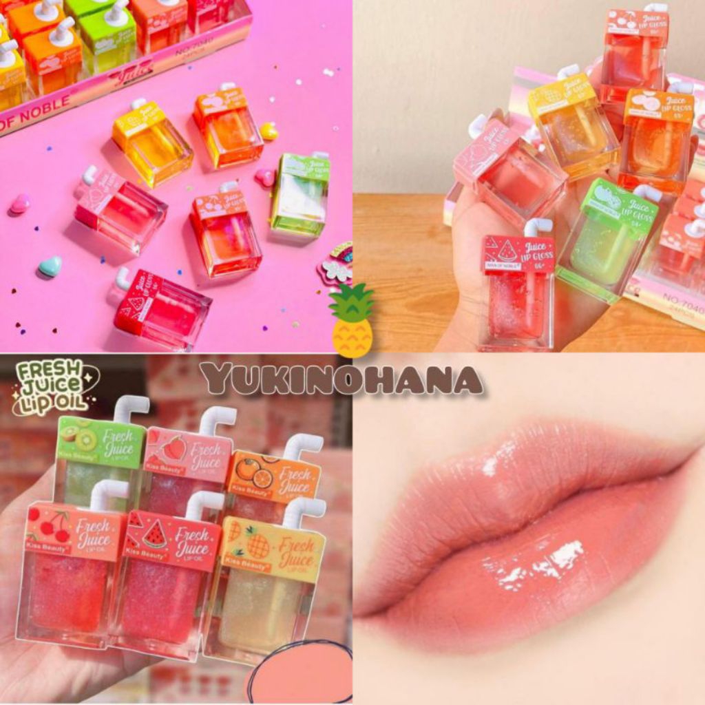 PER 1 PCS LIPSTIK IMAN OF NOBLE LIP OIL LIPGLOS ECER