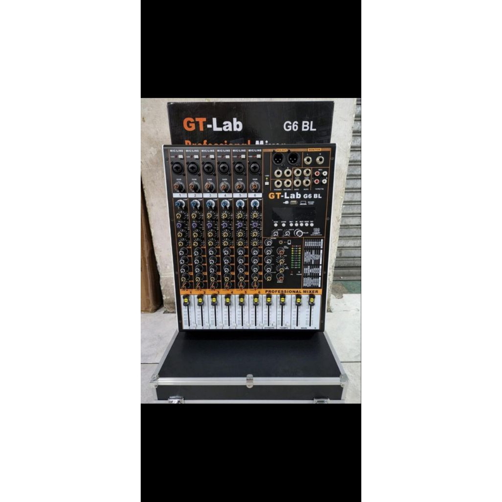 Mixer Audio 6 channel GT-Lab G6 BL New Original by RDW -- BT+Compressor
