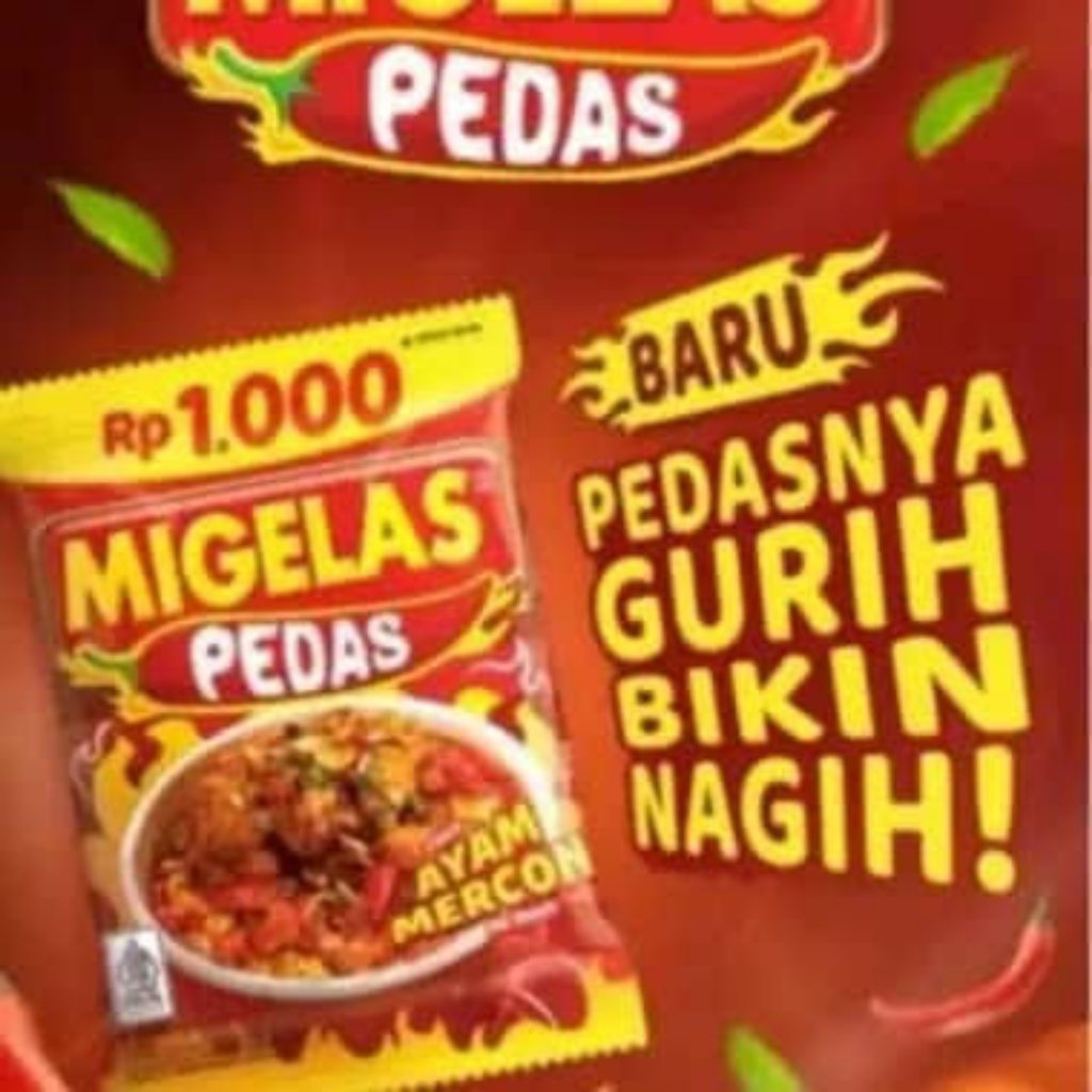 Mie Gelas 1 Renteng isi 10 pcs Ayam Mercon gratis 5 Ayam Bawang