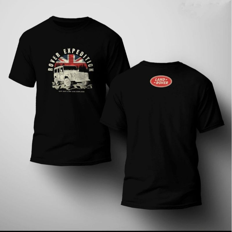 Kaos Distro Land Rover Tshirt mobil sports otomotif 100 Original cotton combed 24s / keren terlaris 