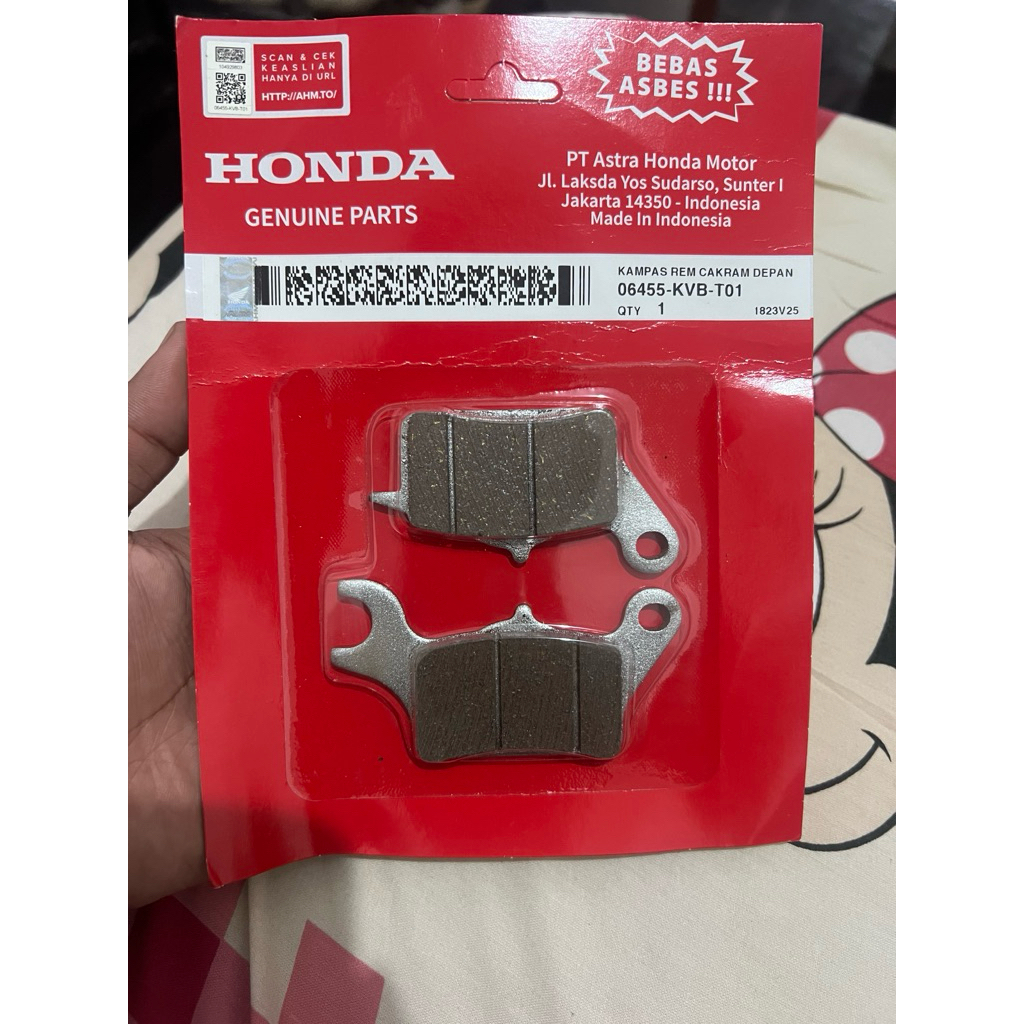 Kampas Rem Depan Motor Honda (VARIO, BEAT, SCOOPY)