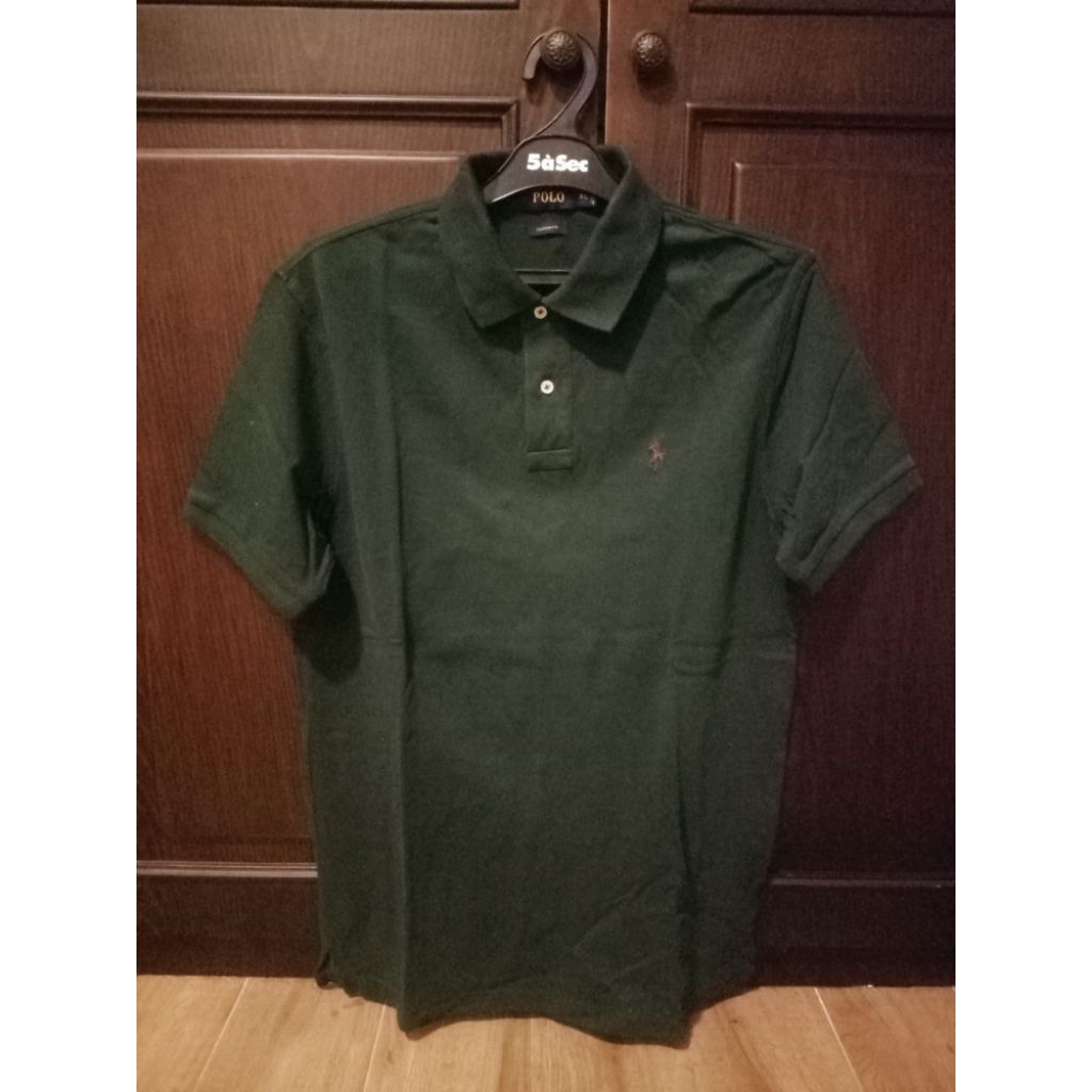 PRELOVED Polo shirt hijau hunter