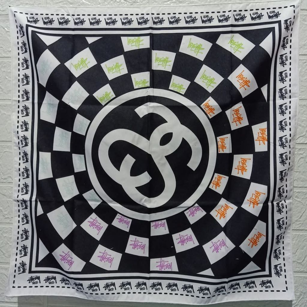 bandana stussy x mastermind