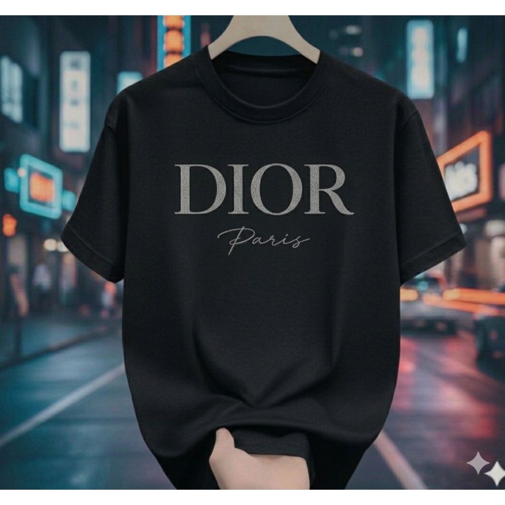 kaos distro oversize pria wanita jumbo DIOR ukuran S-7XL bahan cotton combed 24s premium nyaman dipa