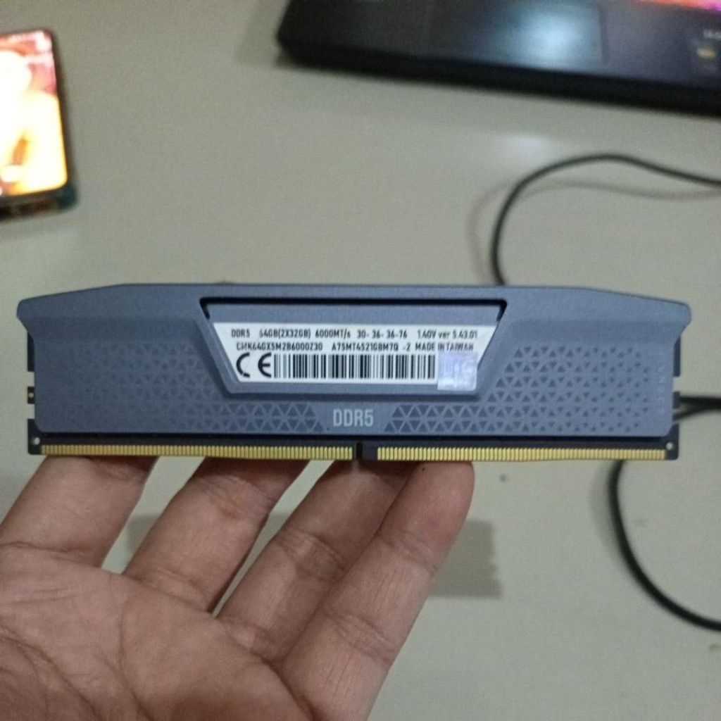 ram ddr5 32gb 6000mt/s cl30 corsair vengeance