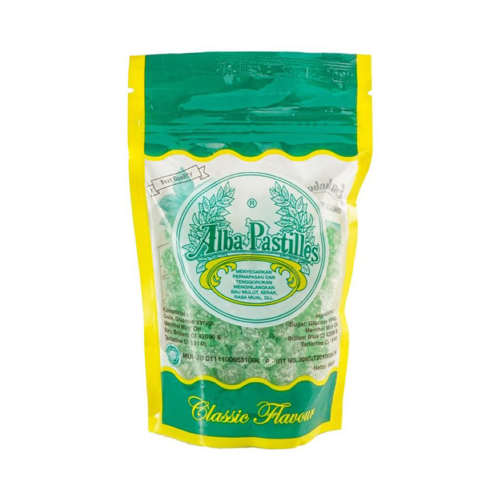 Alba pastilles 100g - alba pastilles permen menthol - alba pastilles permen minyak kayu putih