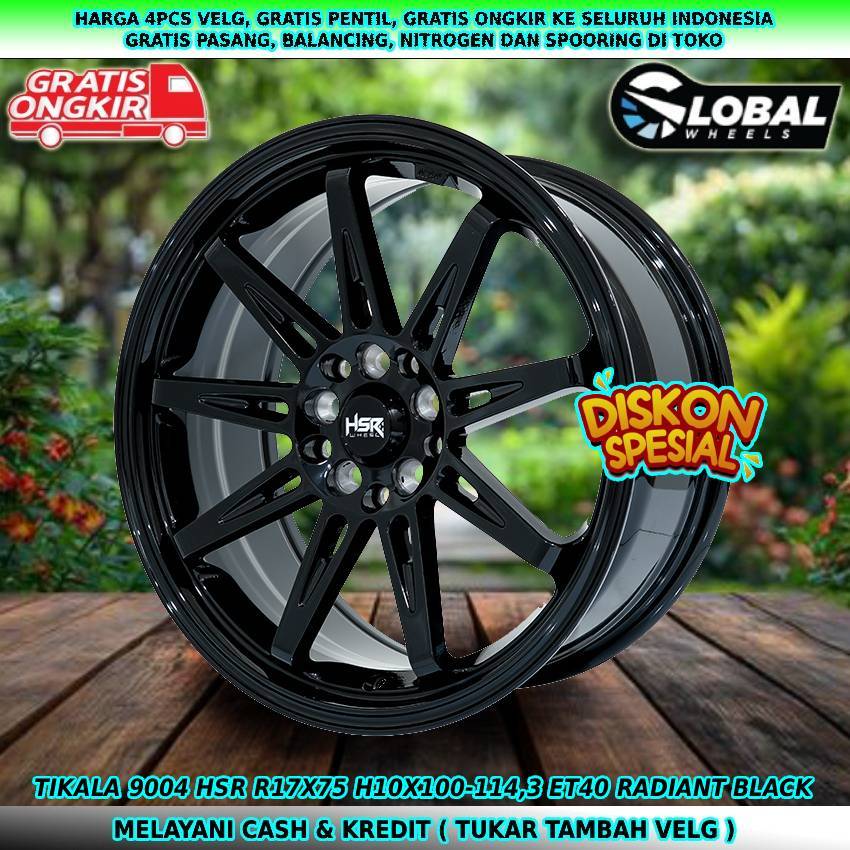 Velg hsr R17 untuk mobil new xenia| new avanza| new livina| yaris cross| dll velg hsr tikala R17