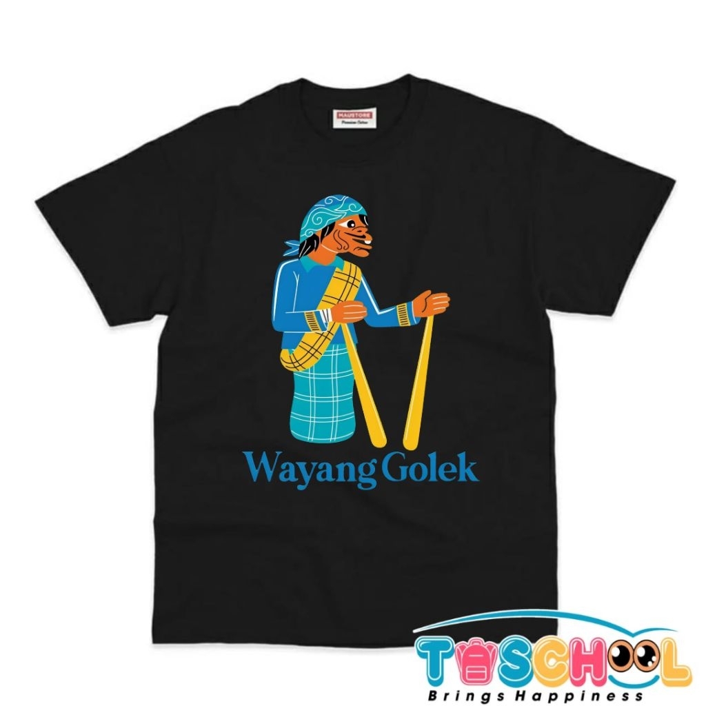 BAJU ANAK KAOS ANAK KESENIAN WAYANG GOLEK