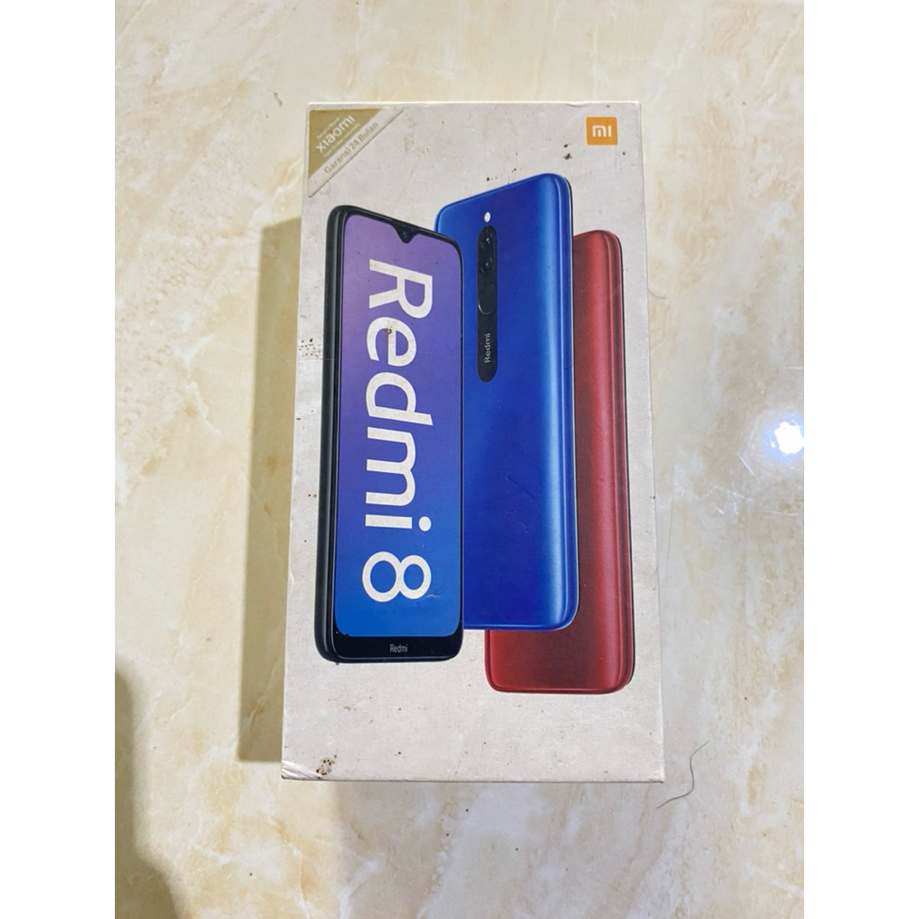 Box/Kotak Redmi 8 Ram 4/64 Original Copotan/ORI Bawaan HP