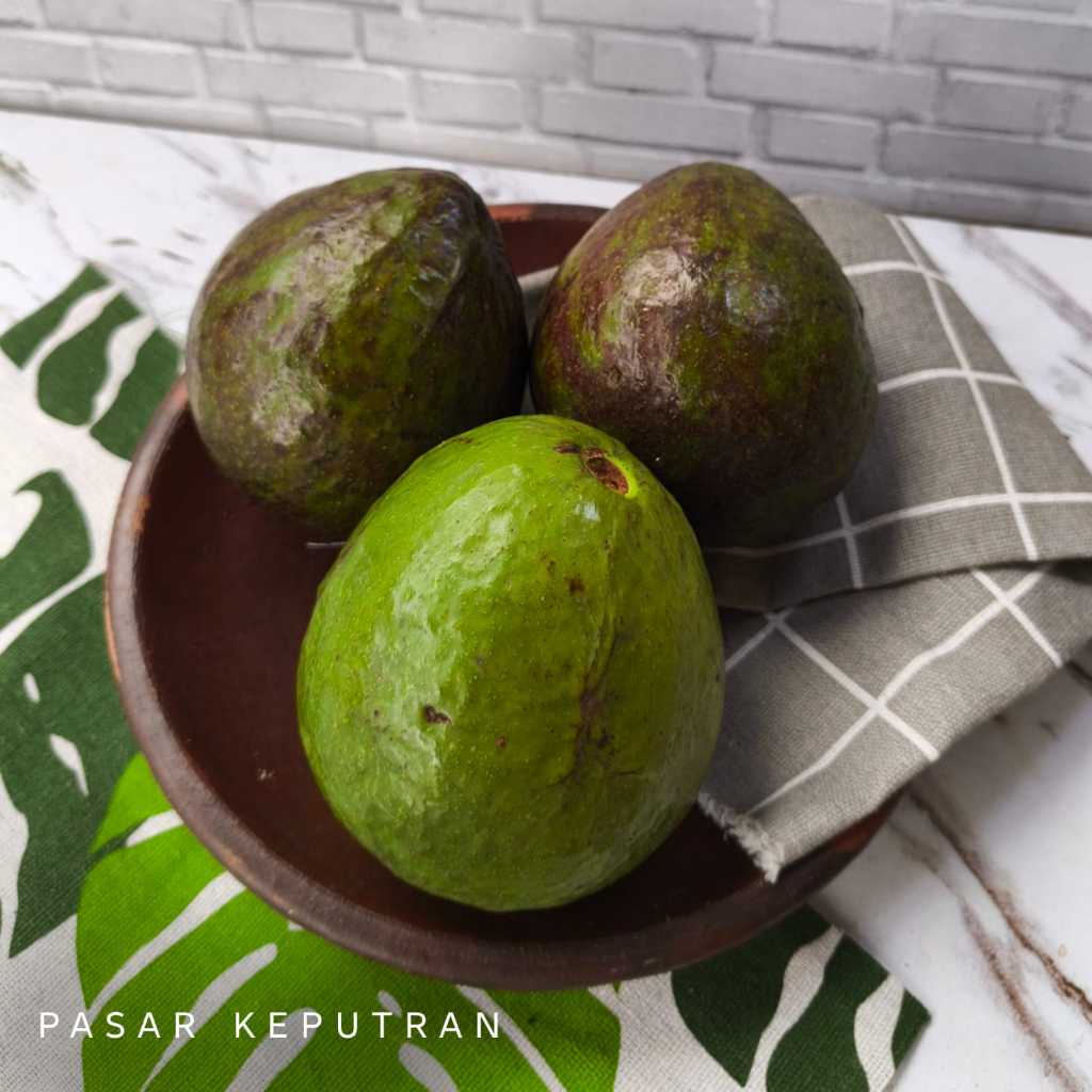 Alpukat mentega,isi 3-4 buah, alpukat mentega segar