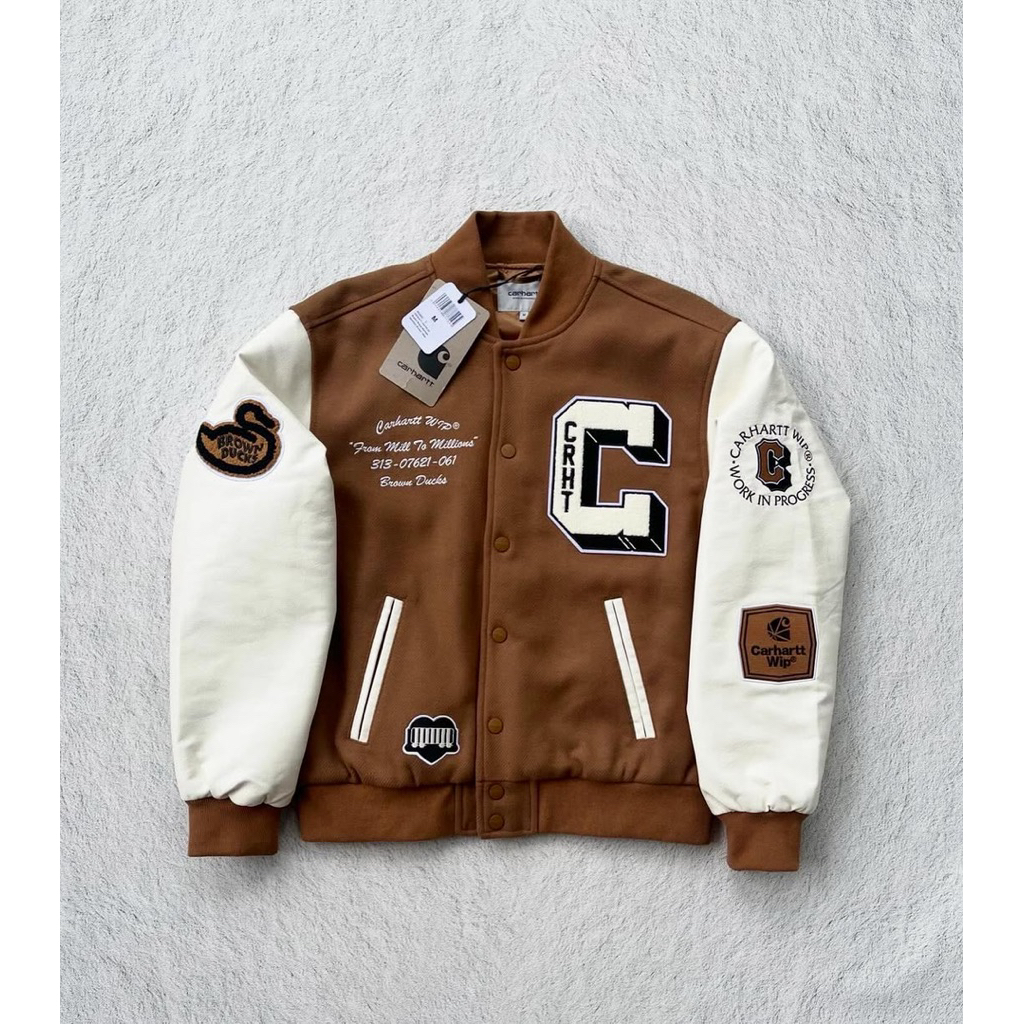 Carhartt WIP Brown Ducks Bomber jacket