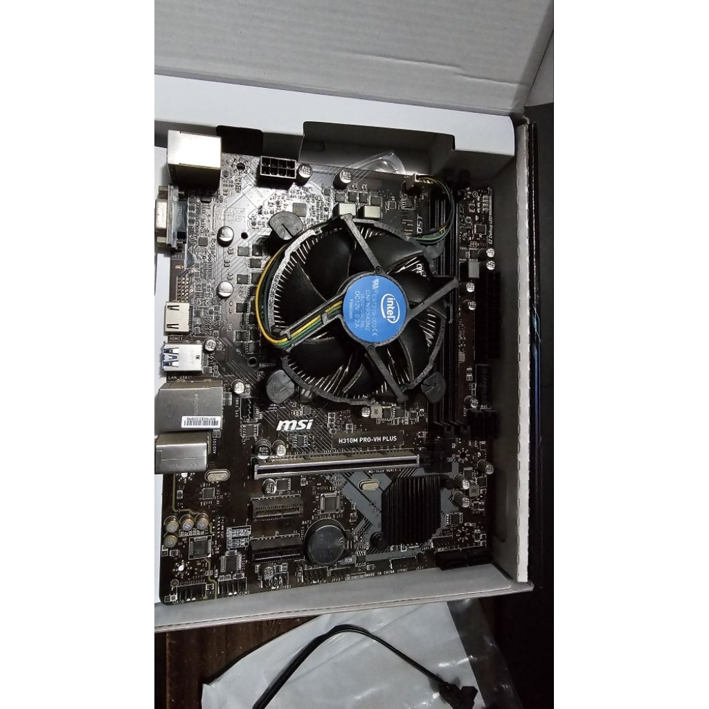 motherboard h310m pro vh plus + proci i3 9100f